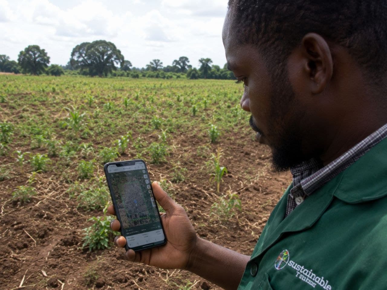 GPS-tagged farms
